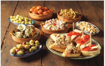 Để thưởng thức Tapas, bạn có thể dùng tay hoặc tăm xiên