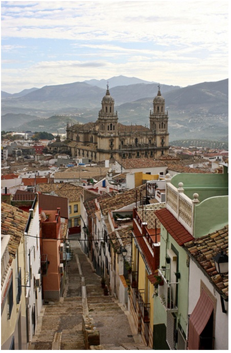 Con phố nhỏ hẹp ở Jaén