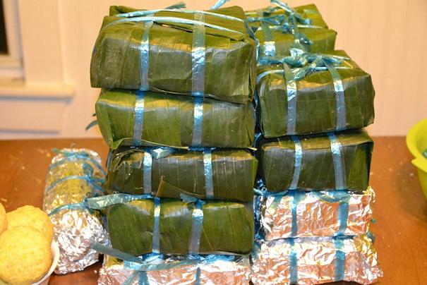 Banh_chung_ngay_tet Du học sinh tự làm bánh chưng ngày tết