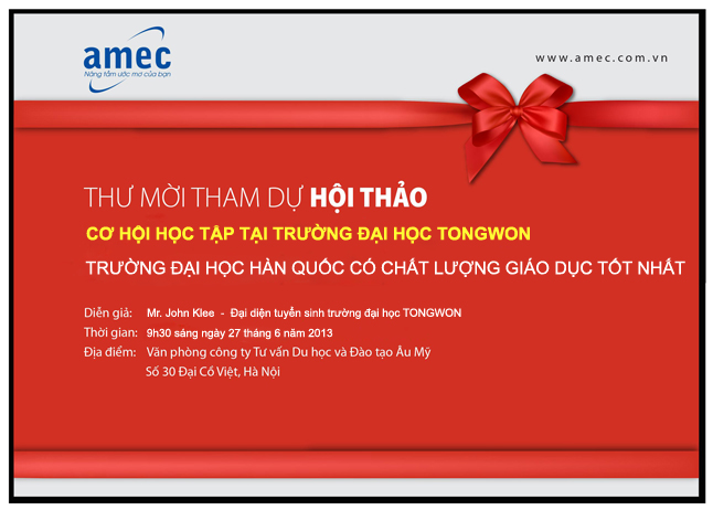 Hội thảo du học Hàn Quốc