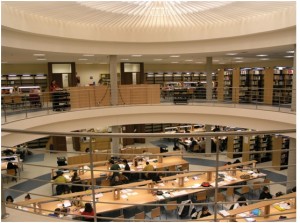 Thư viện tại trường đại học công lập Almeria