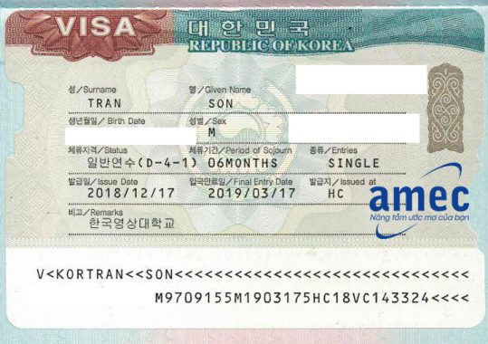 visa han quoc