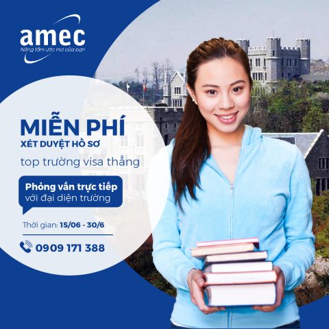 AMEC xét duyệt hồ sơ du học Hàn Quốc miễn phí TOP trường Visa thẳng