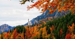 Phong cảnh nên thơ của mùa thu ở Đức