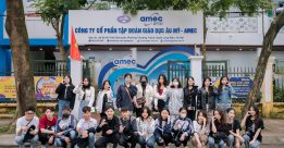 Học sinh của AMEC và trụ sở chính tại Hà Nội